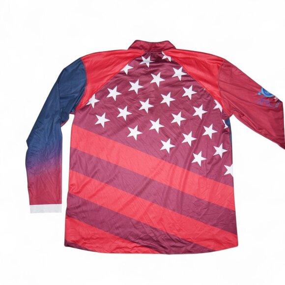 Nike Dri-Fit Team USA 1/4 Zip Pullover Men's Shirt Jacket Size XXL 2XL Belgrade - Picture 3 of 10